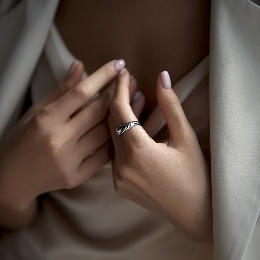 Volumetric blown ring