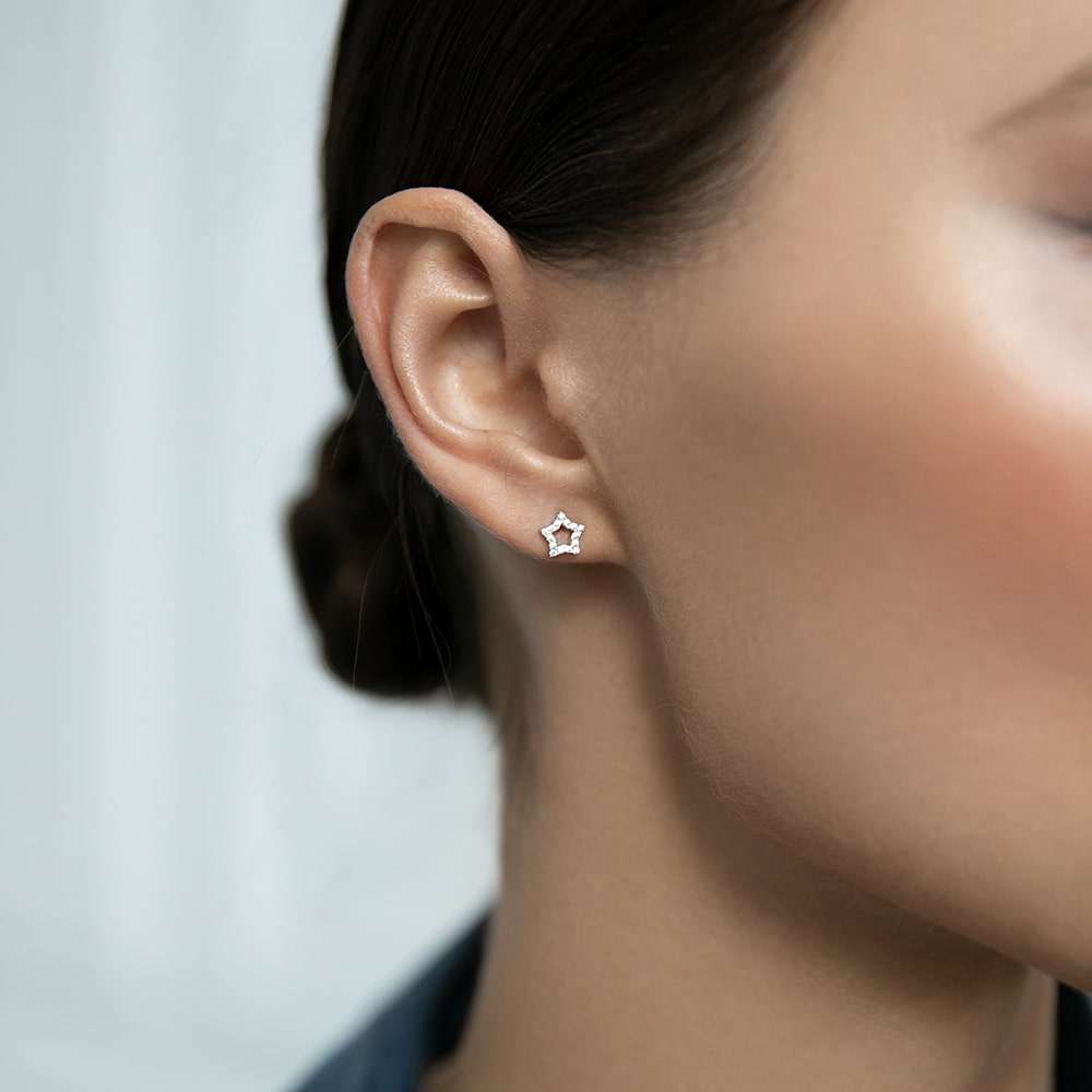Stud Earrings Stars