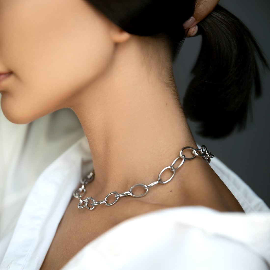 Massive blown chain 38 cm