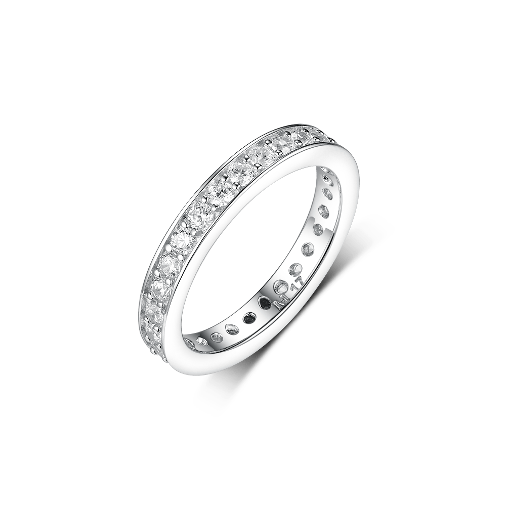 Ring with large cubic zirconia V2