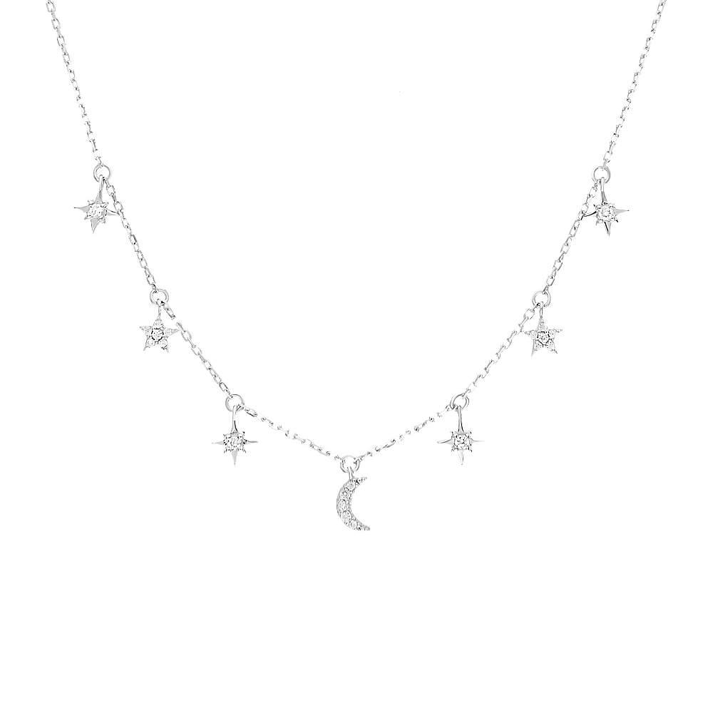 Necklace Celestial bodies 35 cm