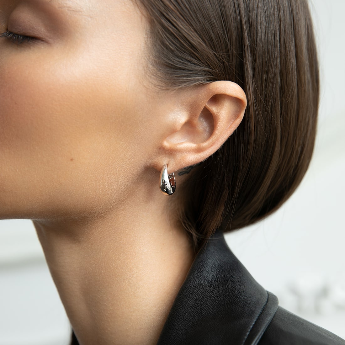Streamlined earrings