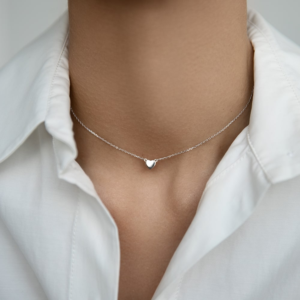 Necklace with mini heart