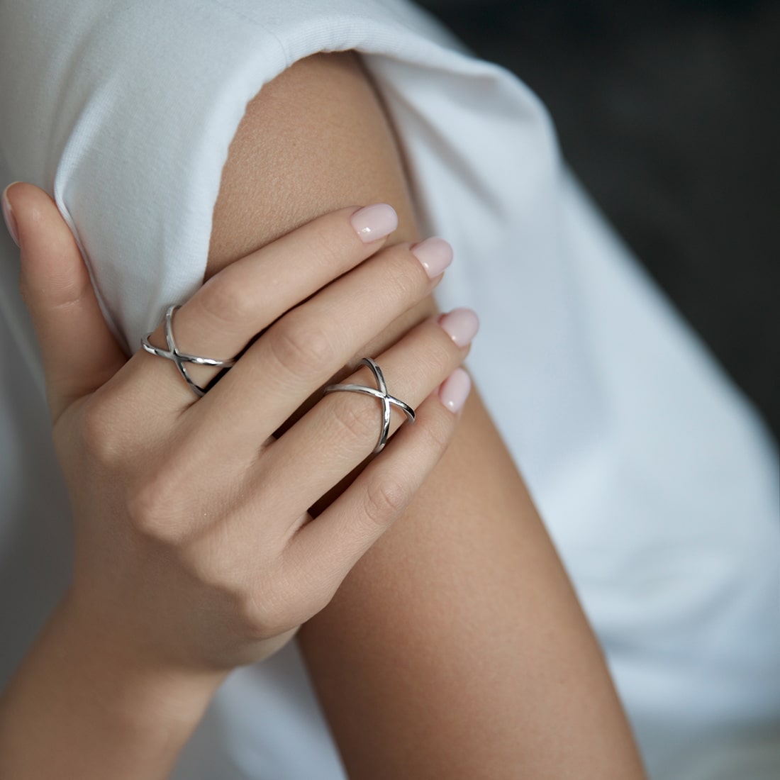 Ring X at the base of the finger