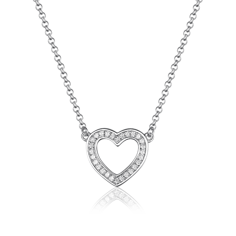 Necklace Heart form 40 cm