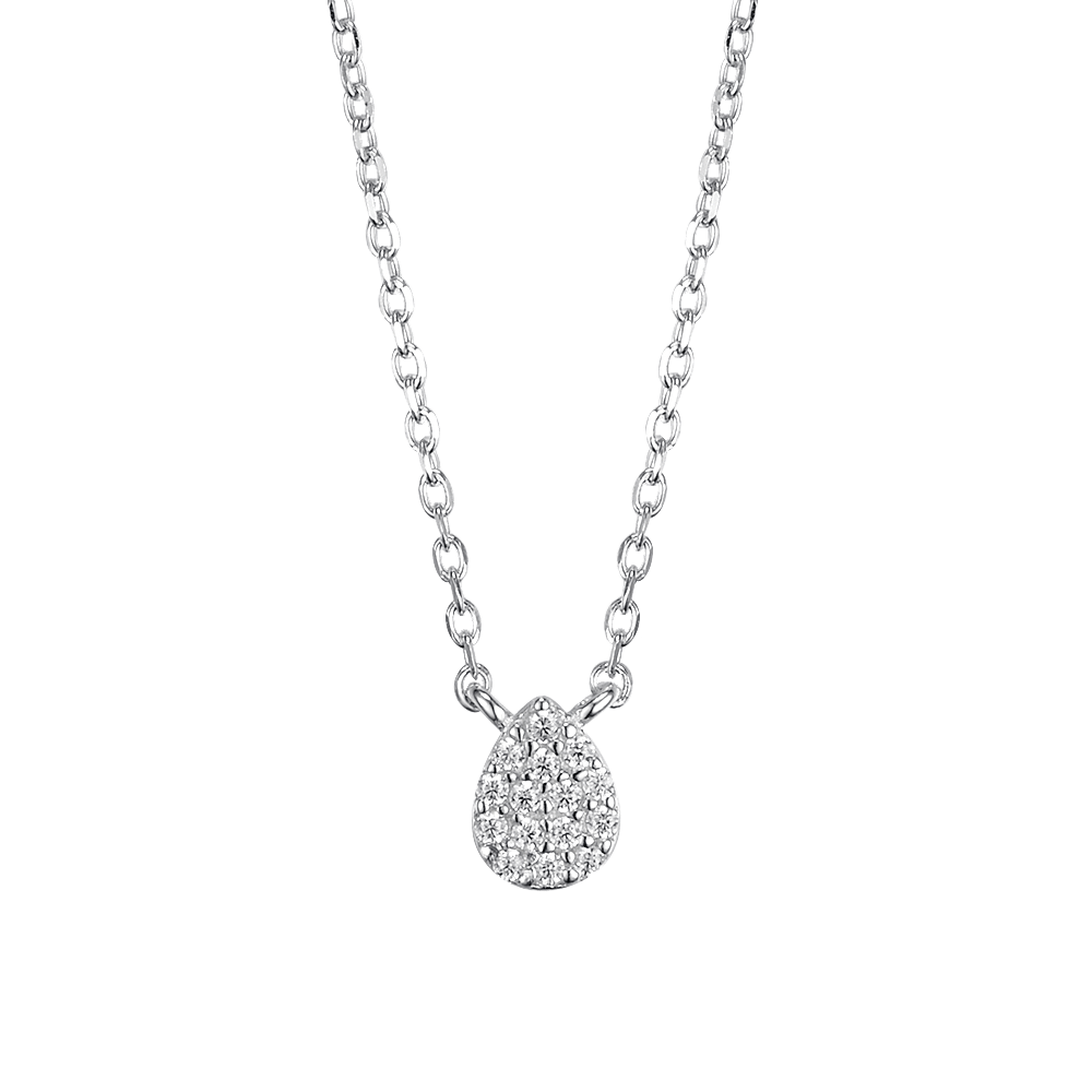 Necklace with a microdrop 35 cm