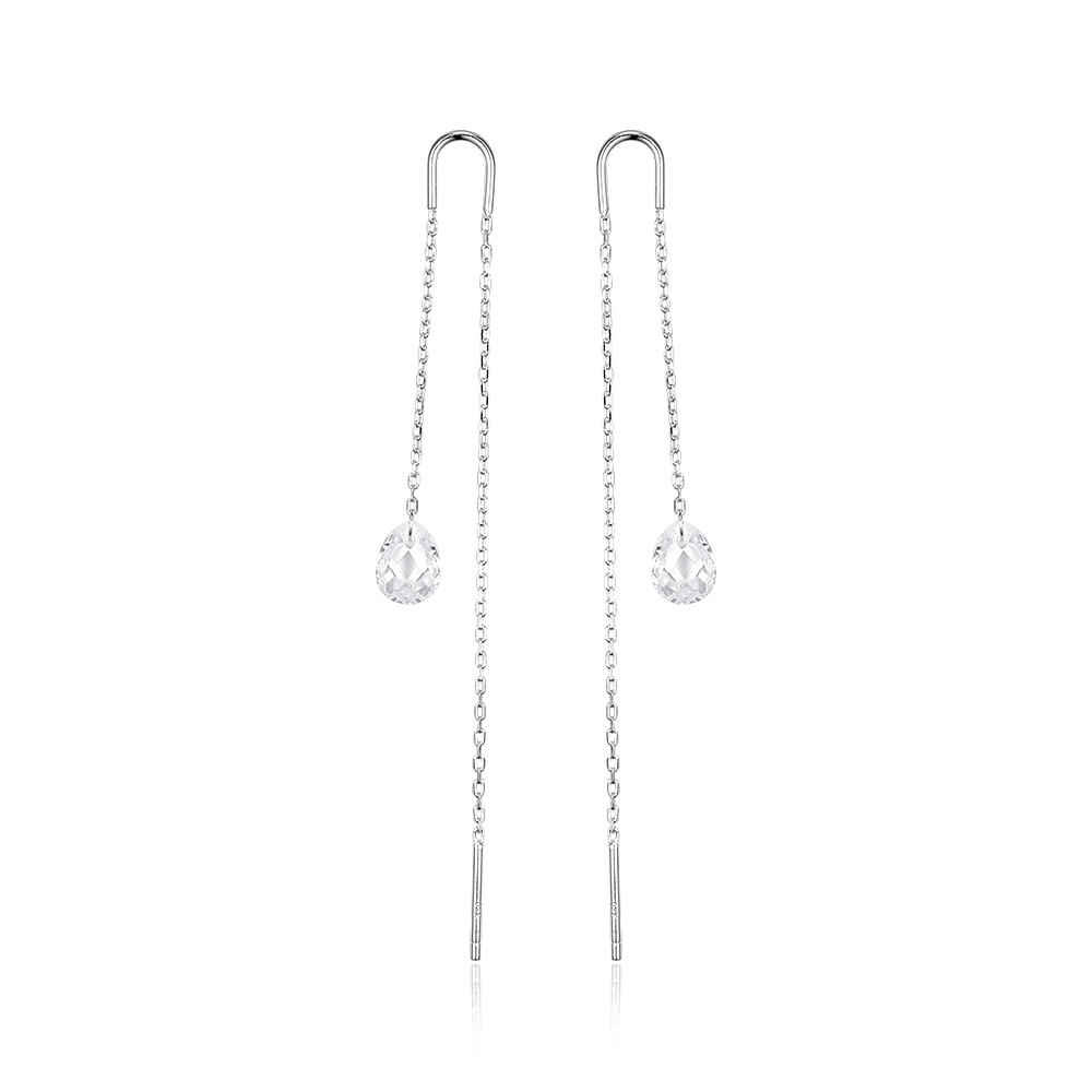 Earrings Tears with a holder