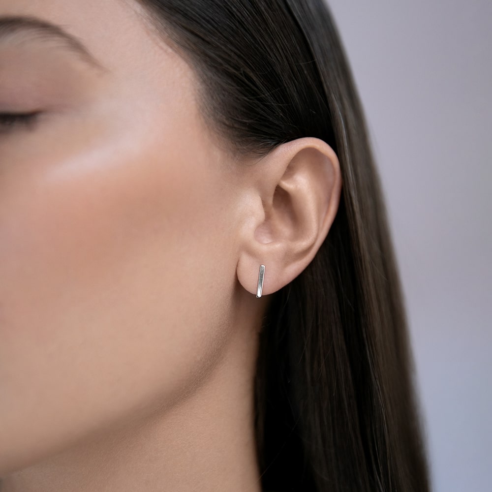 Earrings Stripes without stones