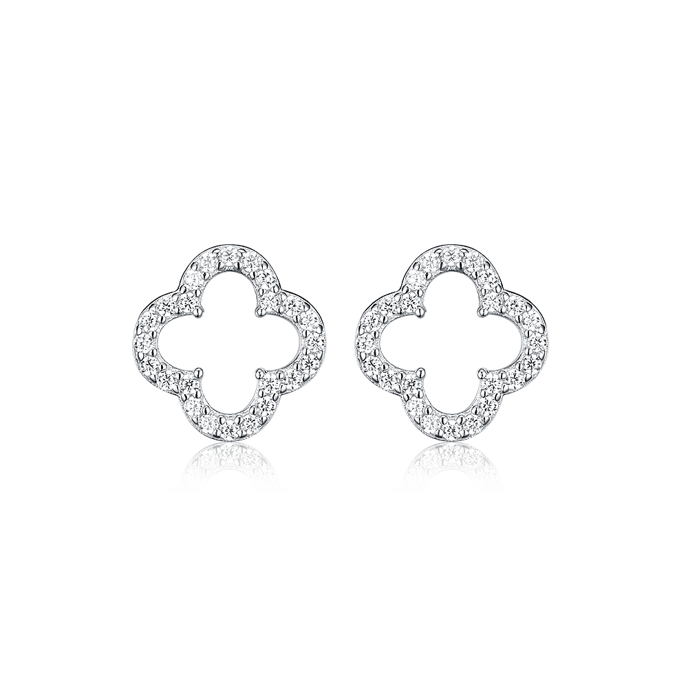 Stud Earrings Clover