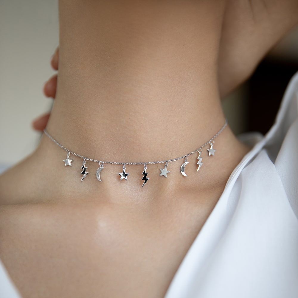 Necklace Glare of lightning