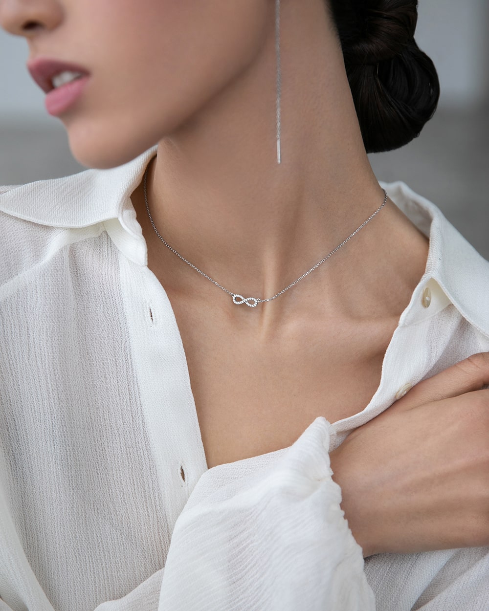 Necklace Infinity 40 cm