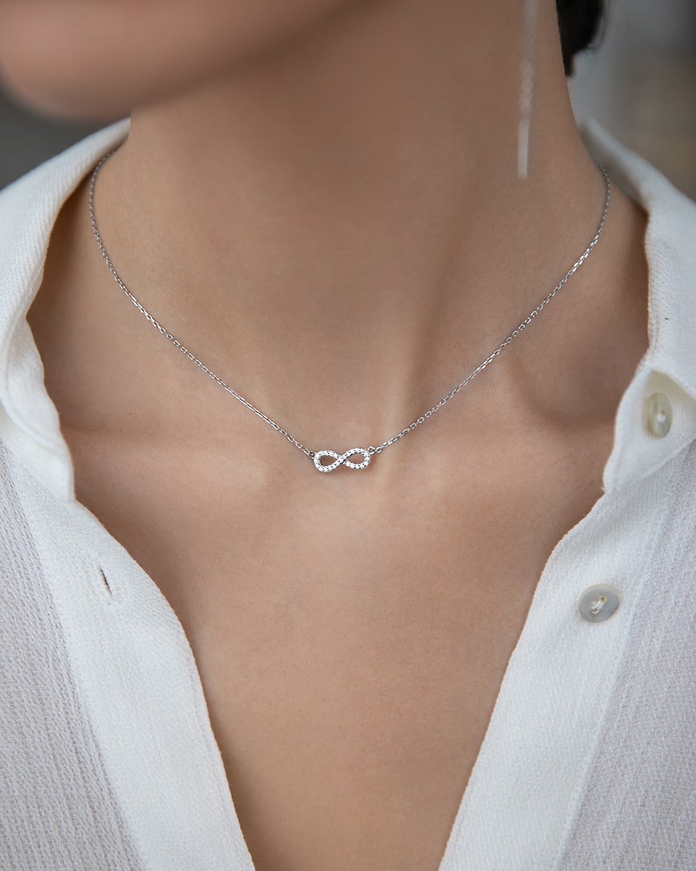 Necklace Infinity 40 cm