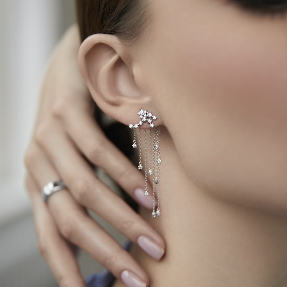Jacket earrings Starfall
