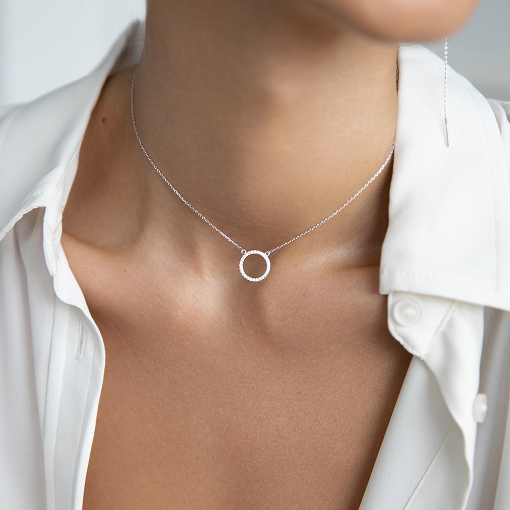 Necklace Circle 10 mm (37cm)
