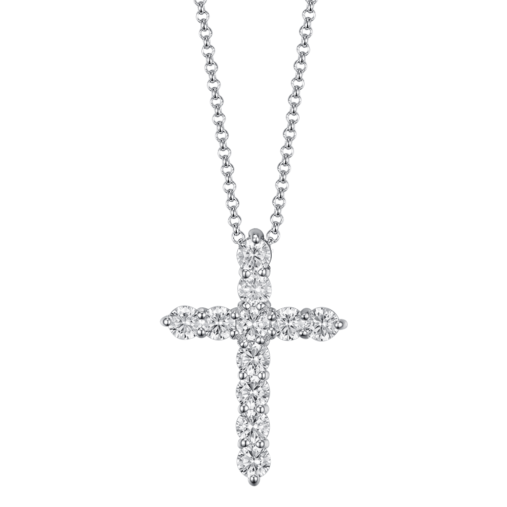 Necklace with a large cross