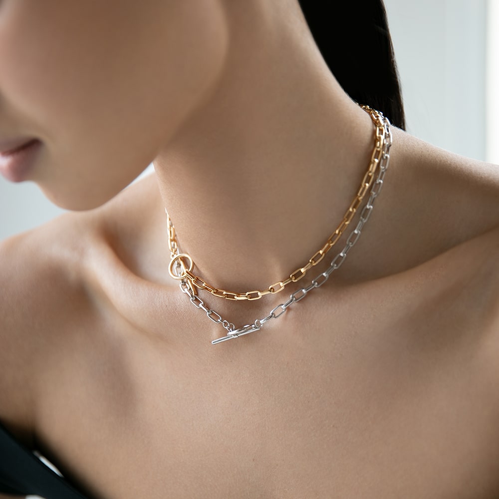 Chain with decorative lock 40 cm