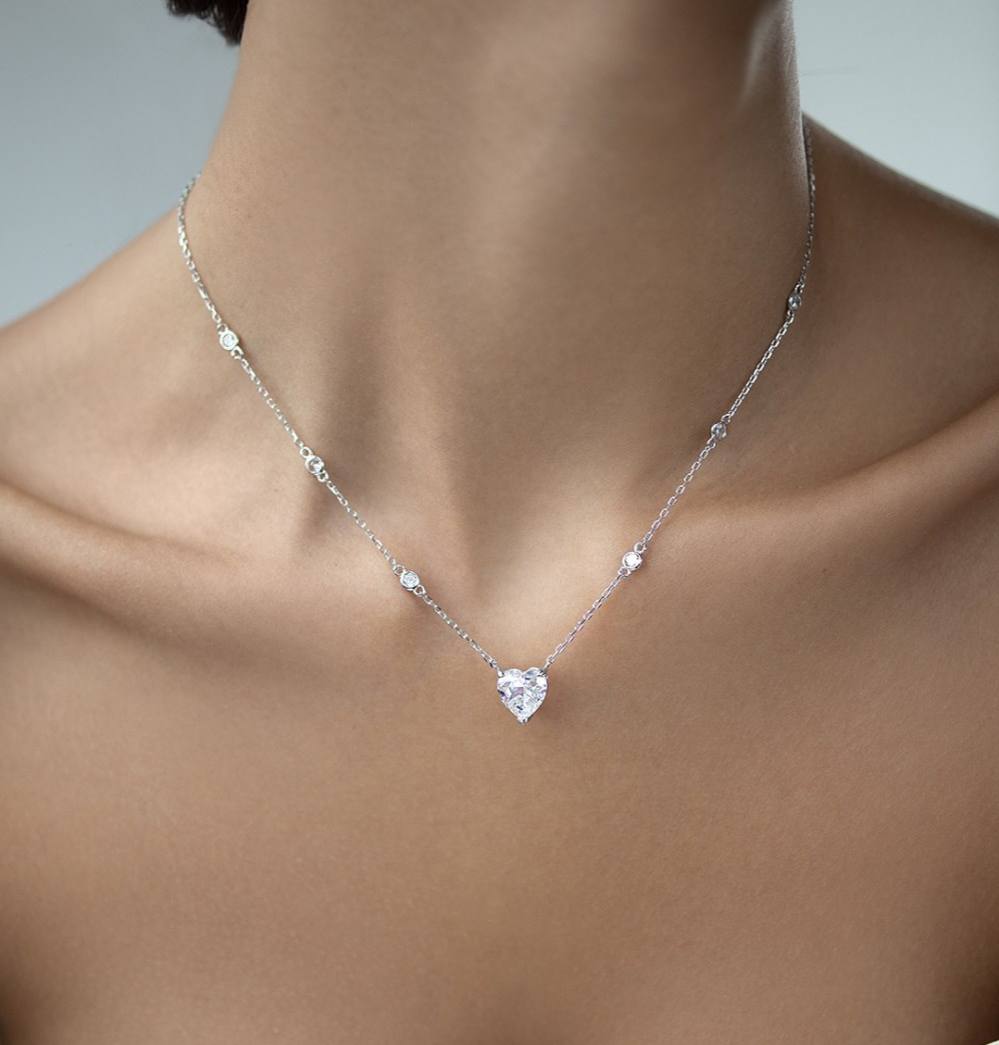 Necklace with a big Heart