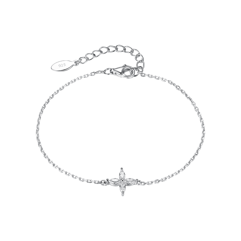 Bracelet Clover with marquises