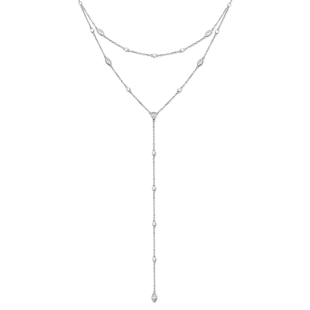 Double tie-necklace Rain