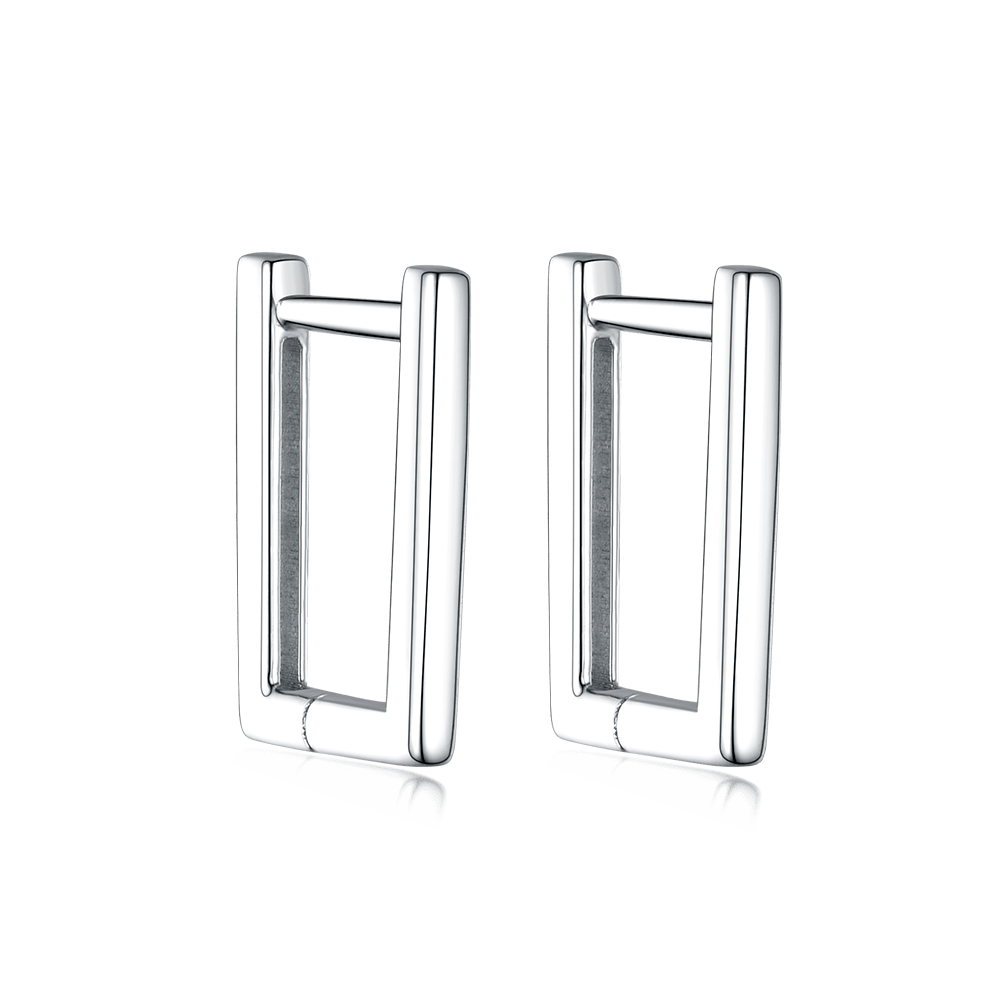 Rectangular earrings