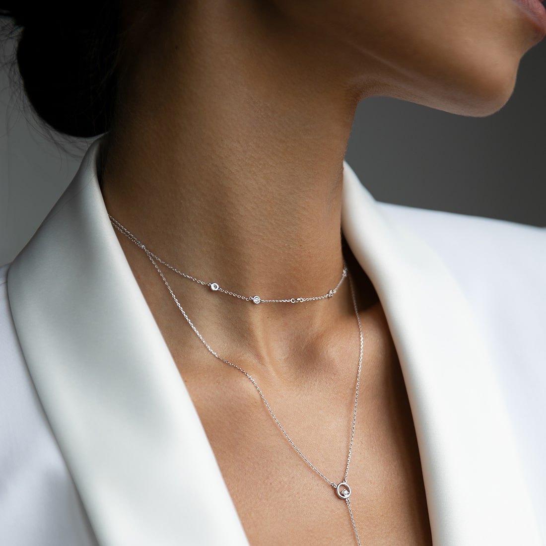 Choker necklace Dots