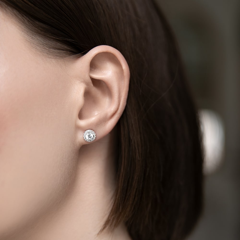 Stud earrings Contour