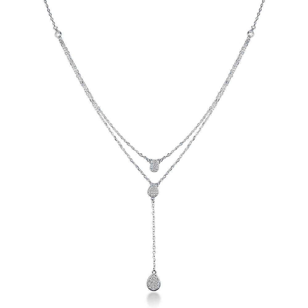 Tie-necklace Raindrops