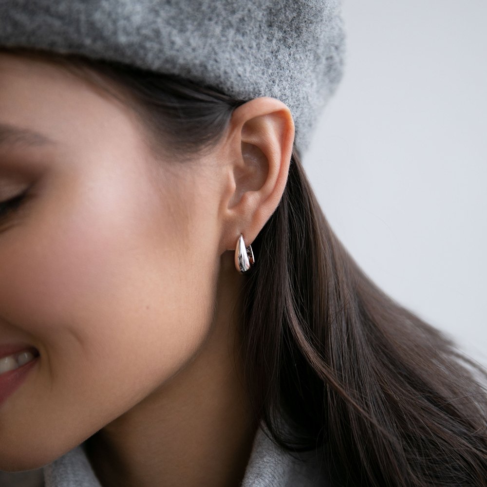 Streamlined earrings