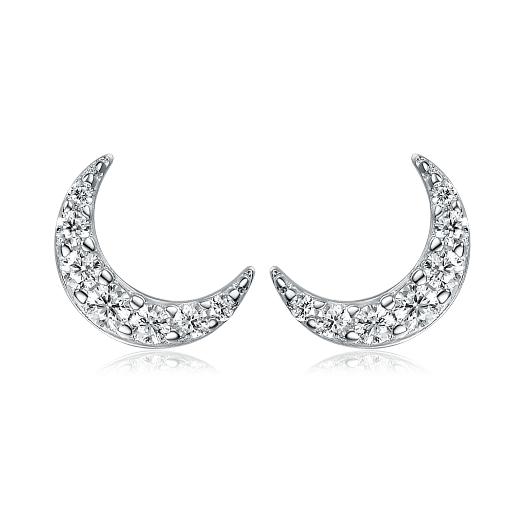 Stud earrings Crescent moon
