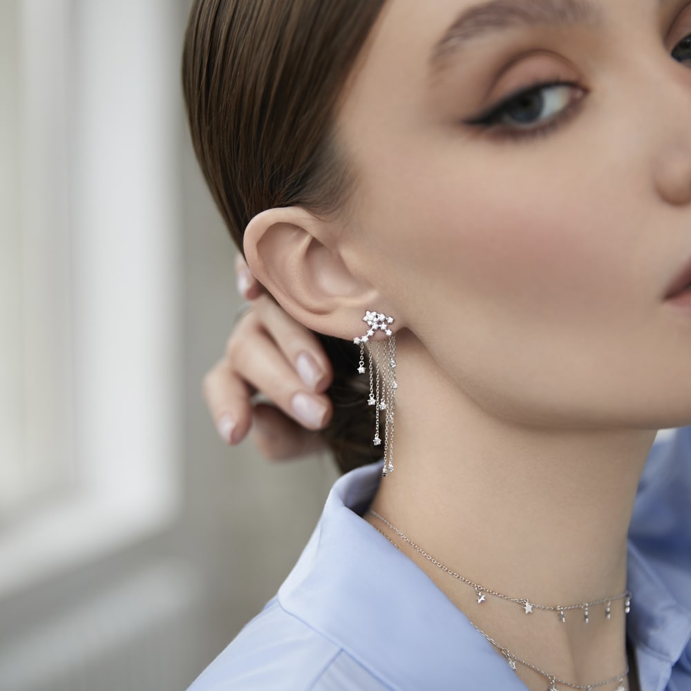 Jacket earrings Starfall