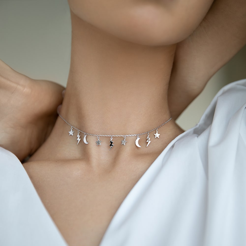 Necklace Glare of lightning