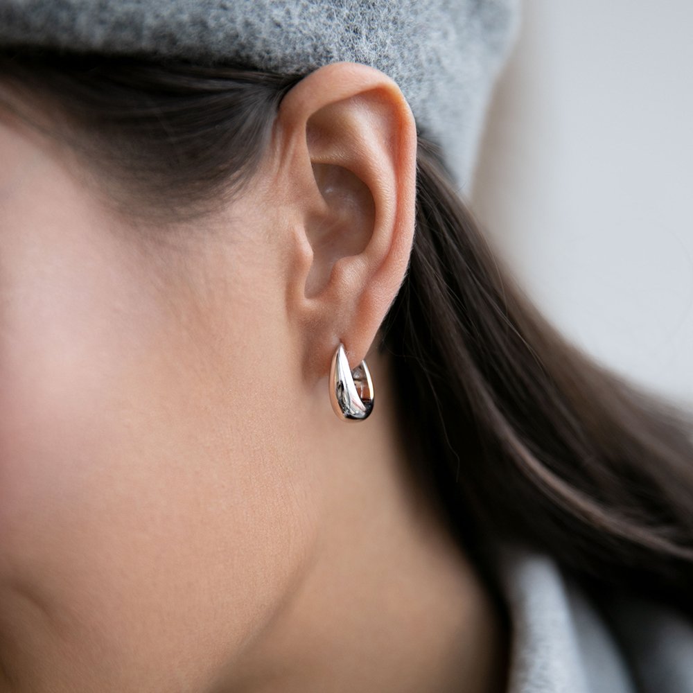 Streamlined earrings