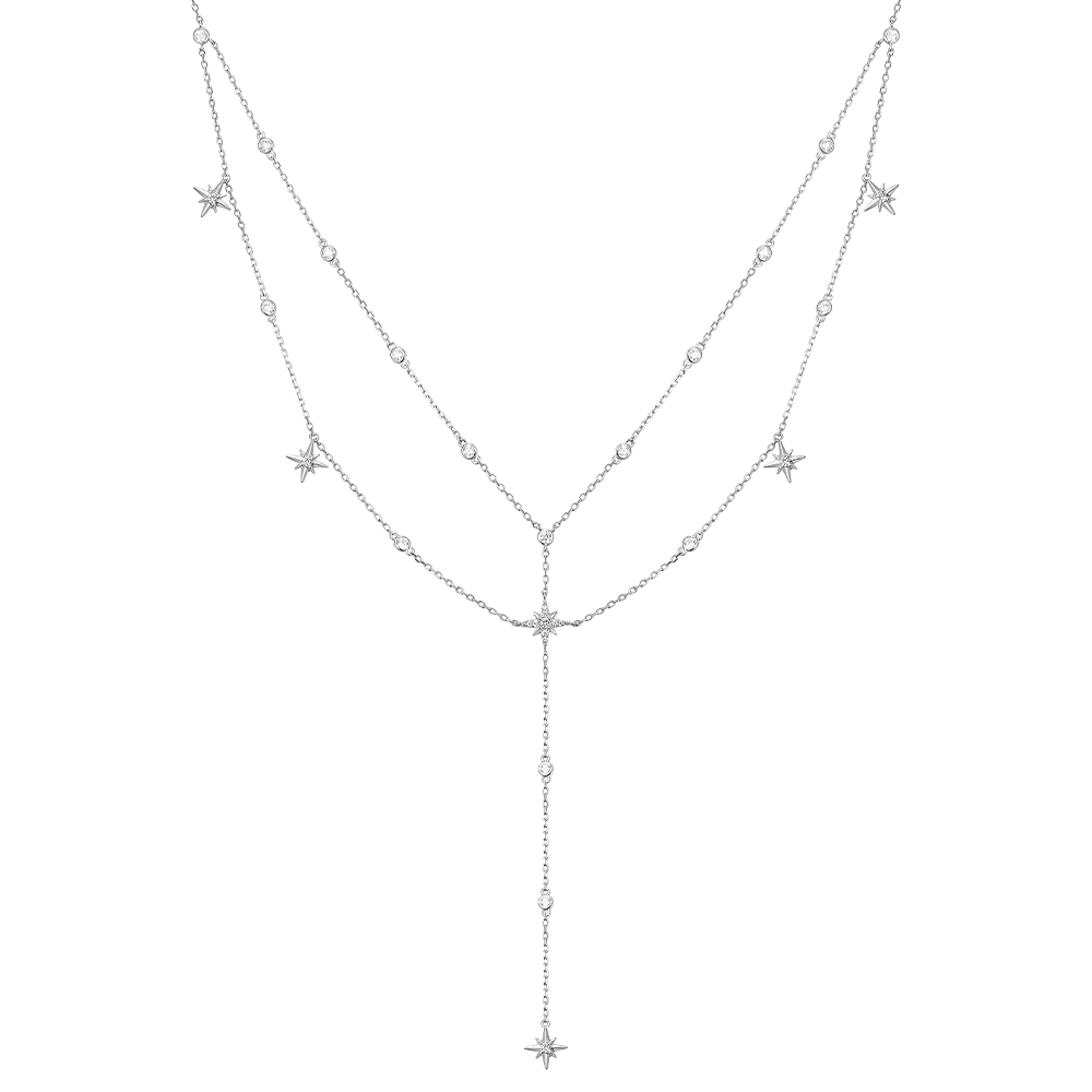 Double Tie Necklace Polar Star