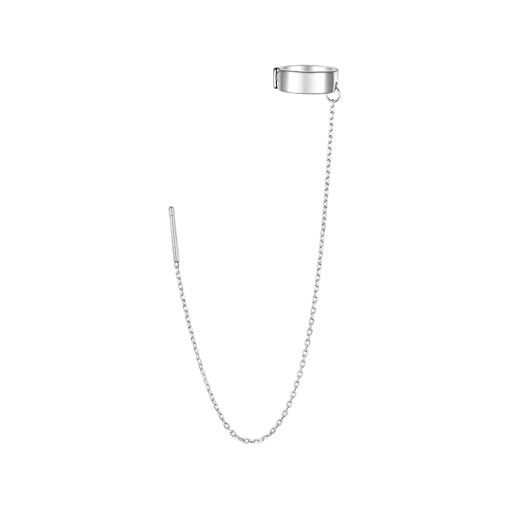 Basic Cuff-earring with a chain