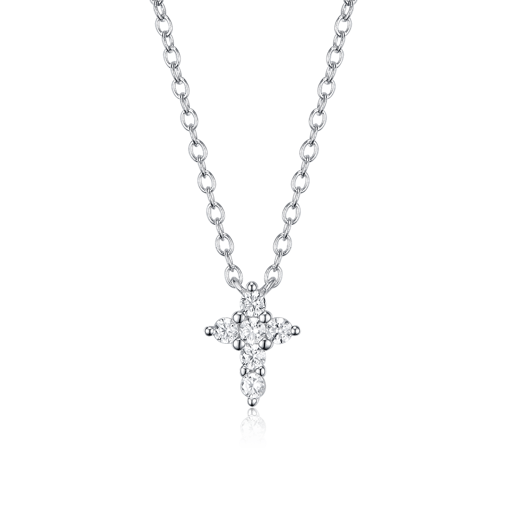 Necklace with a small cross