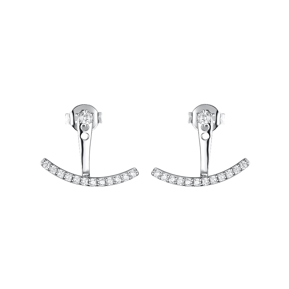 Earrings-jackets Transparency