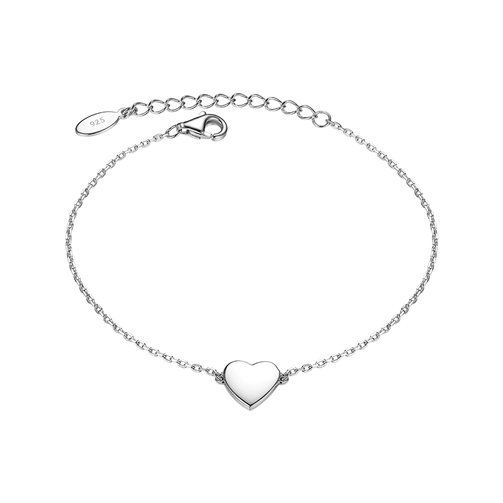 Bracelet with miniature heart