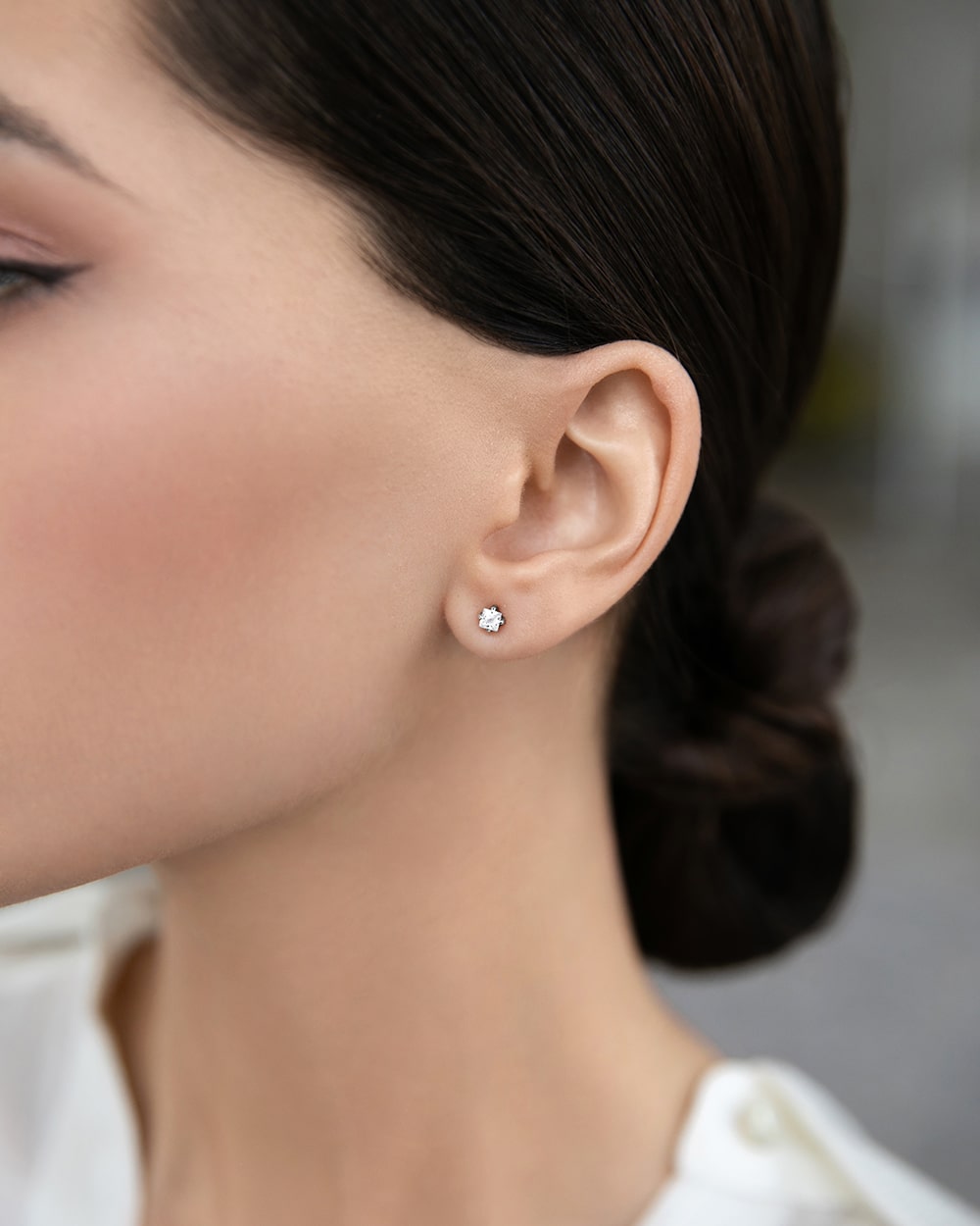 Stud earring Square