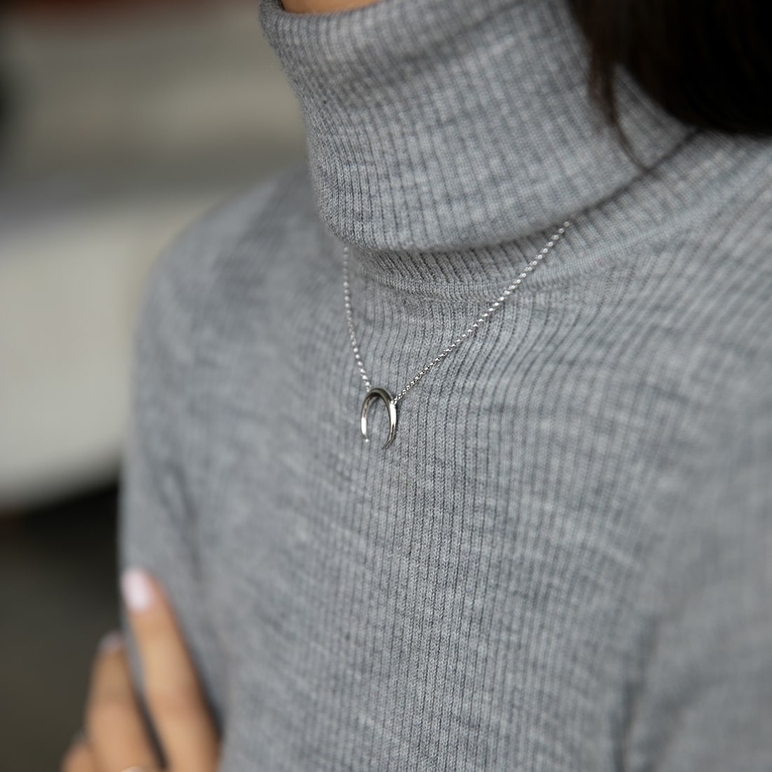 Necklace Lunula 37 cm