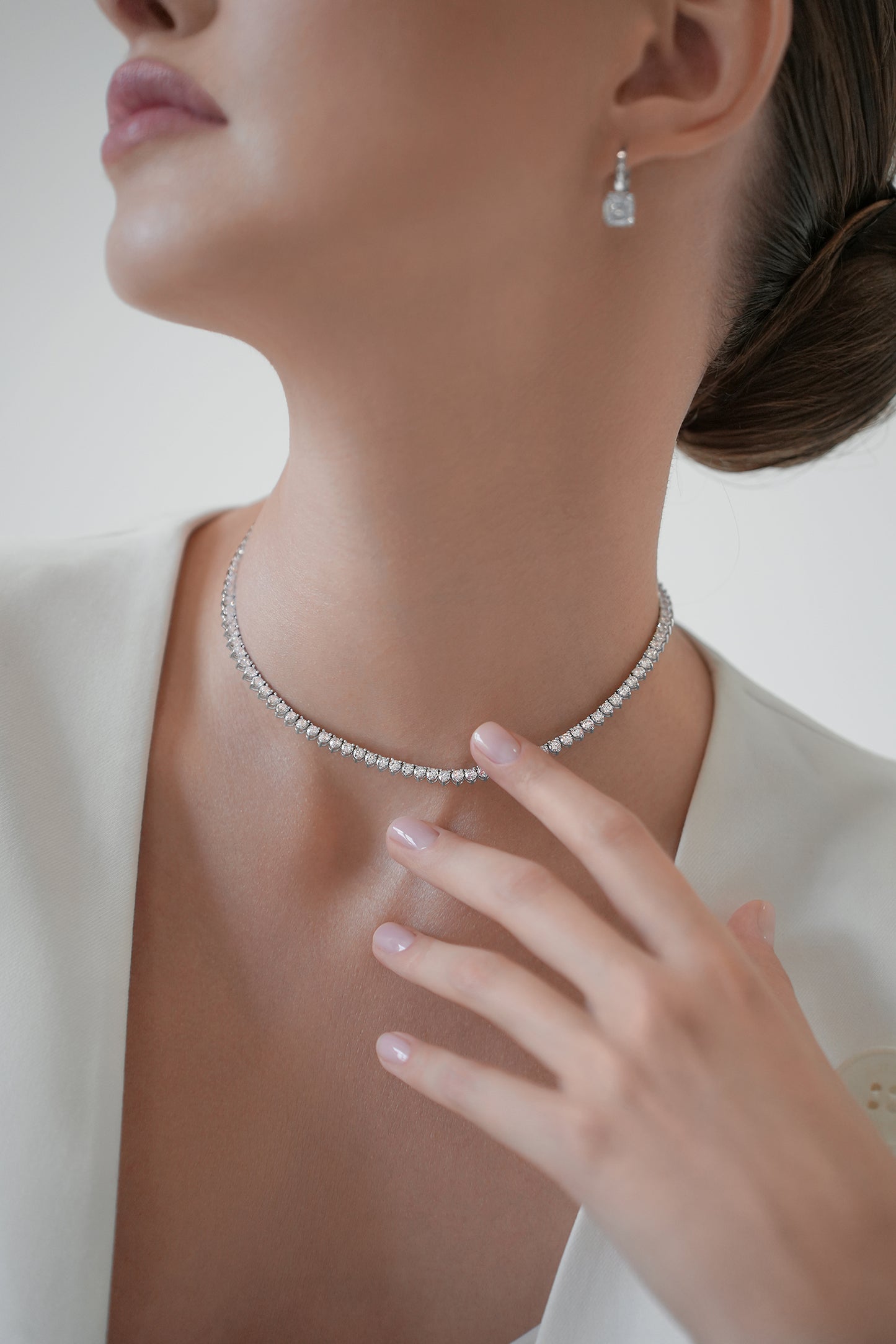 Tennis necklace