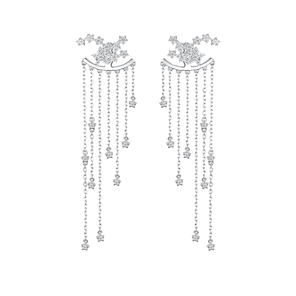Jacket earrings Starfall