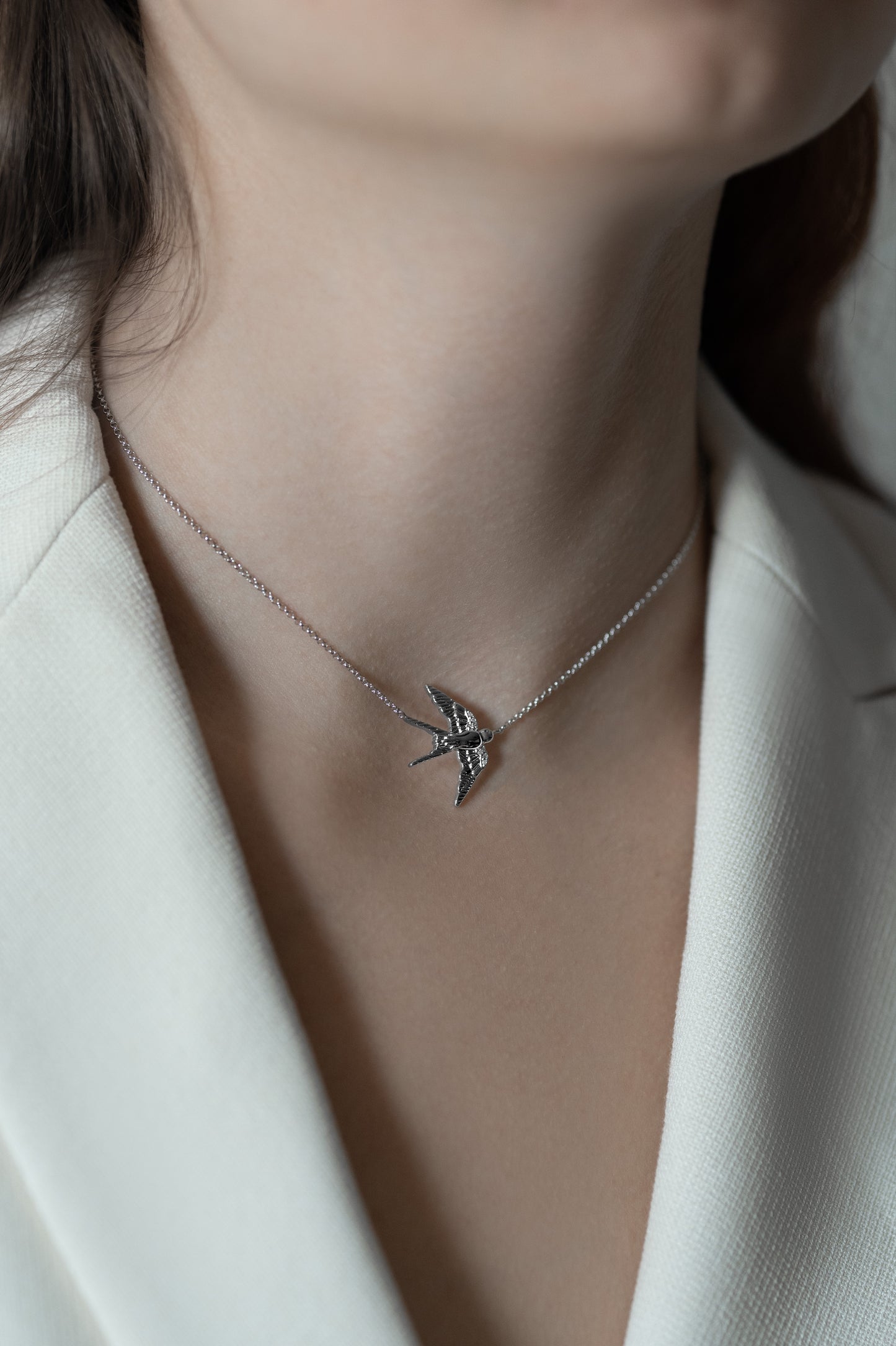 Necklace pendant Swallow