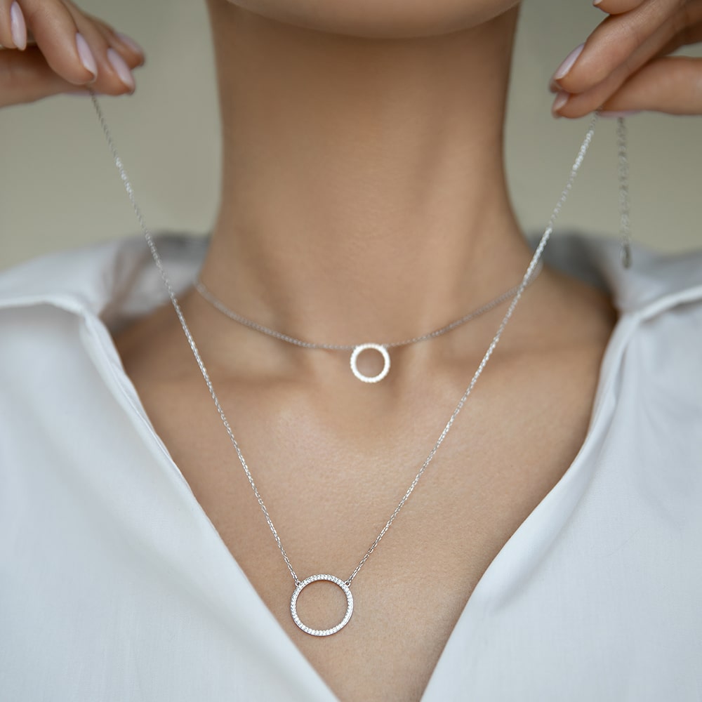 Necklace Circle 18 mm (40cm)