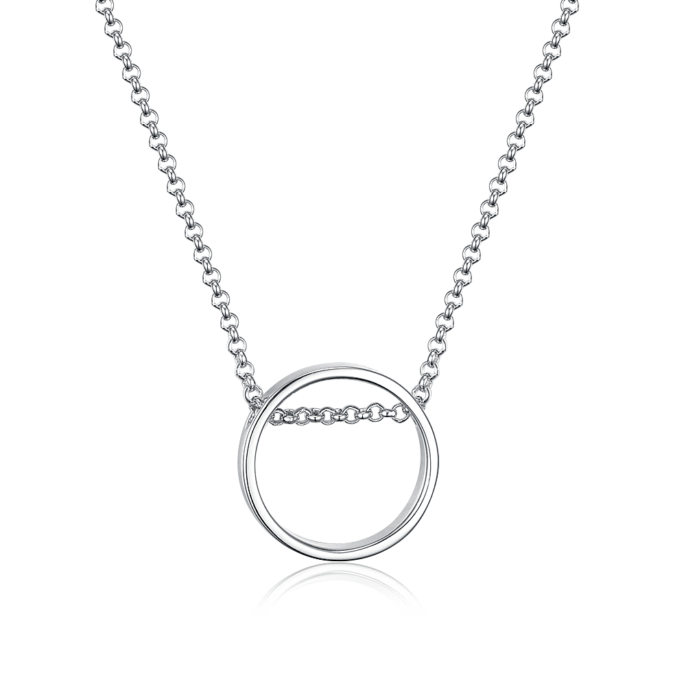 Necklace Circle without stones 40 cm