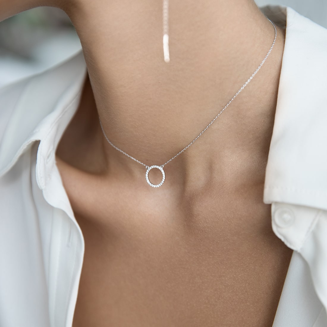 Necklace Circle 10 mm (37cm)