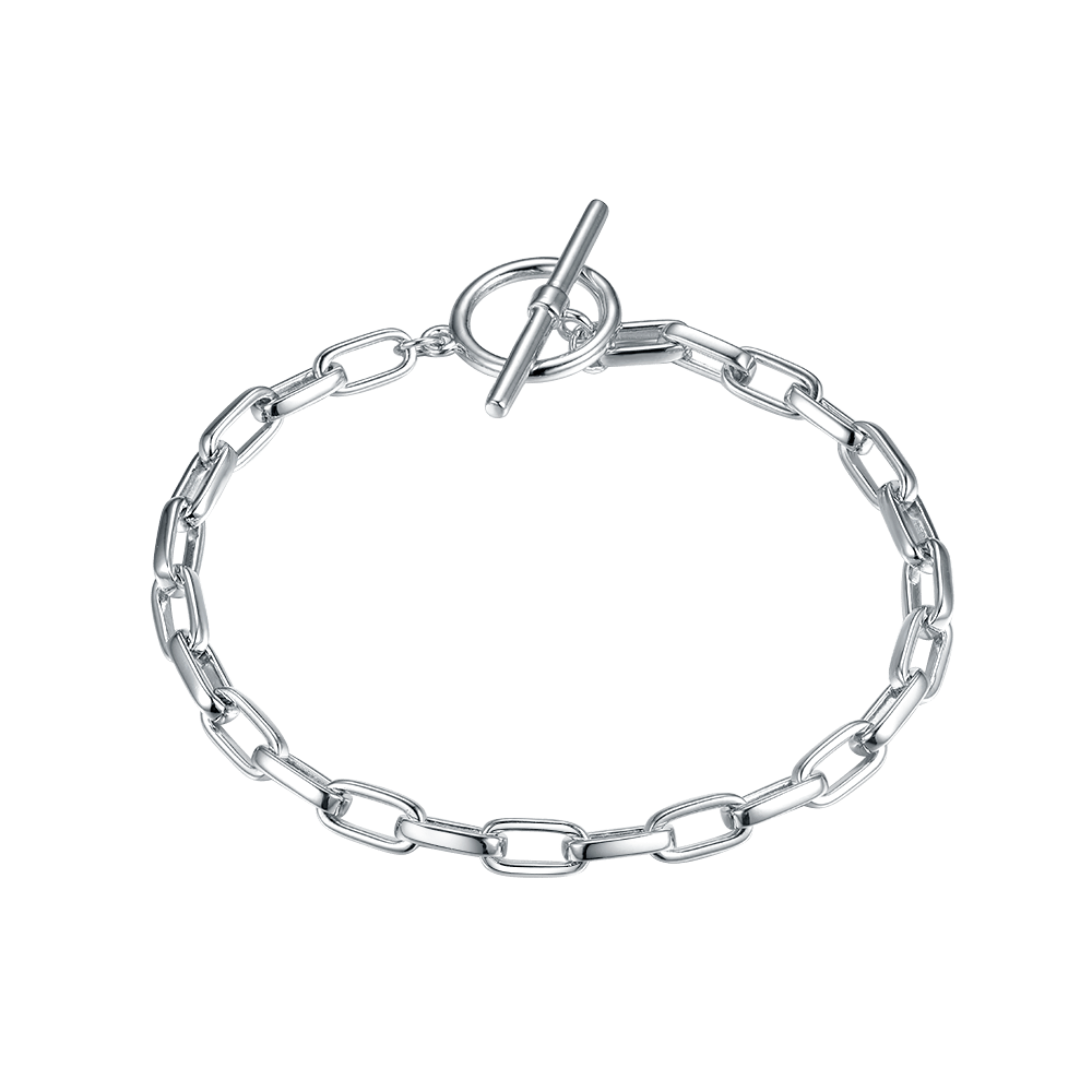 Chain bracelet with decorative lock