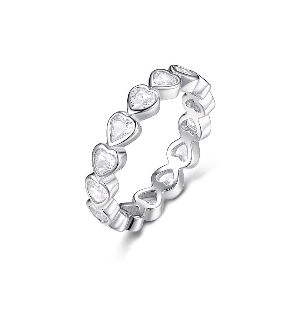 Ring path with hearts