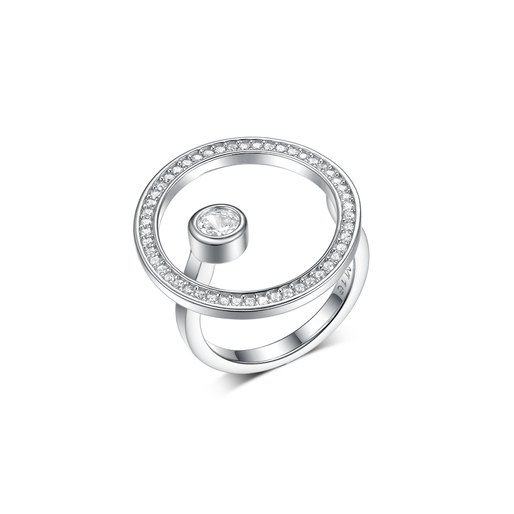 Ring Echo with stones