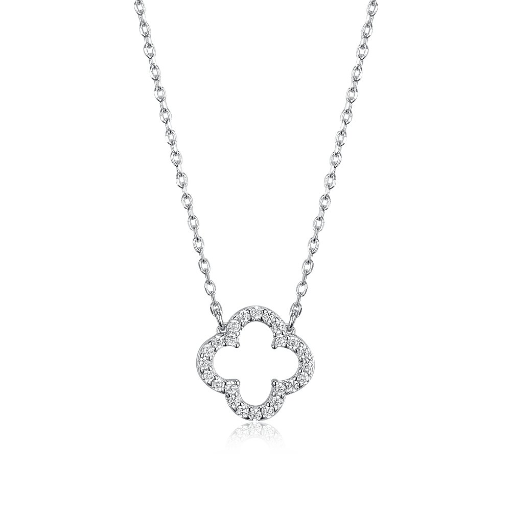 Necklace Clover 35 cm
