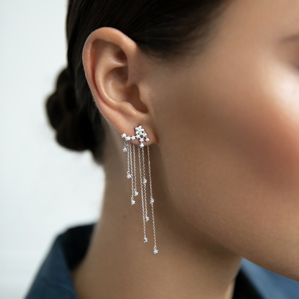Jacket earrings Starfall